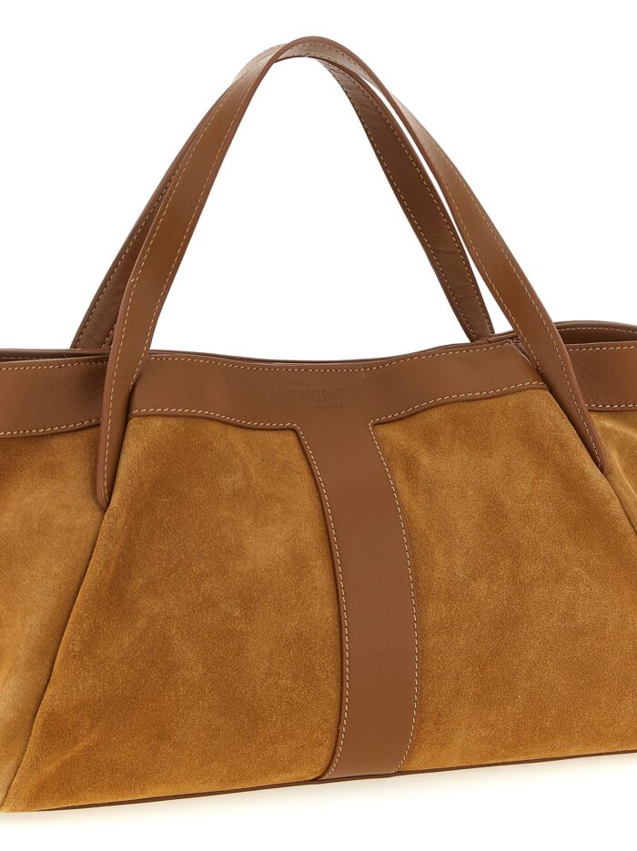 TWIN SET Suede Shoulder Bag
