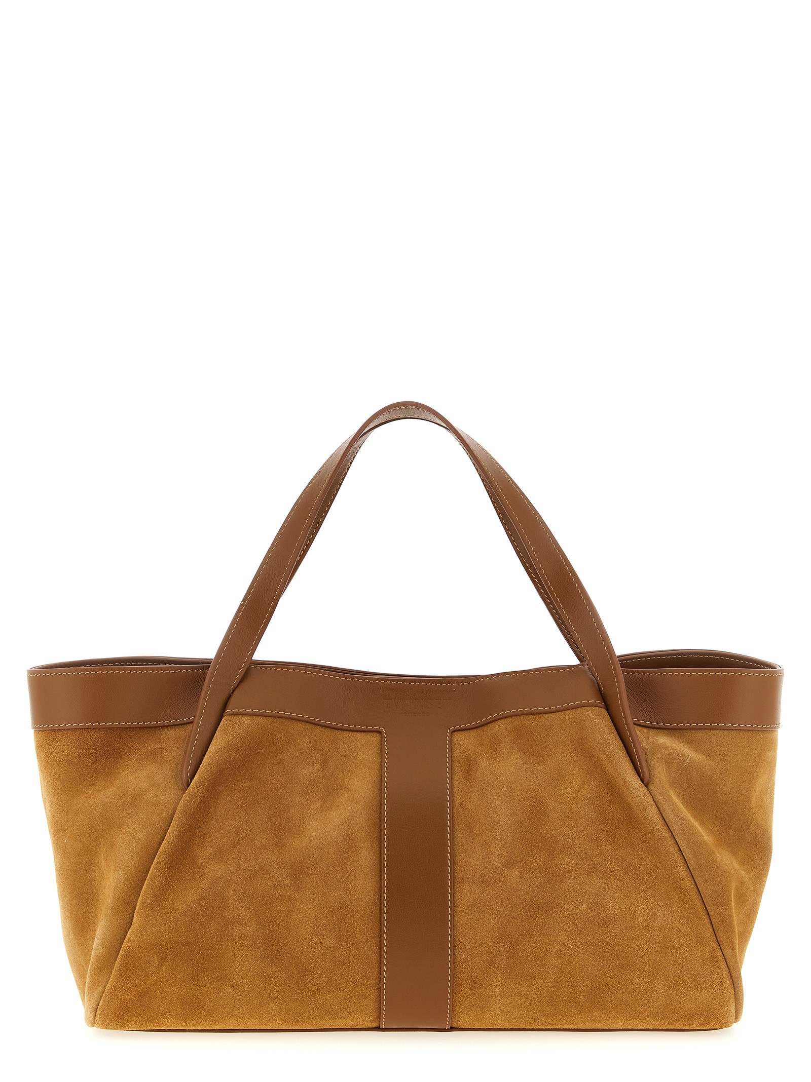 TWIN SET Suede Shoulder Bag