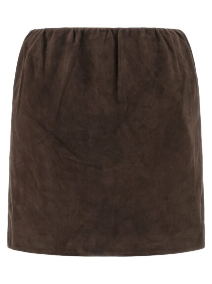 ROTATE BIRGER CHRISTENSEN Suede Skirt
