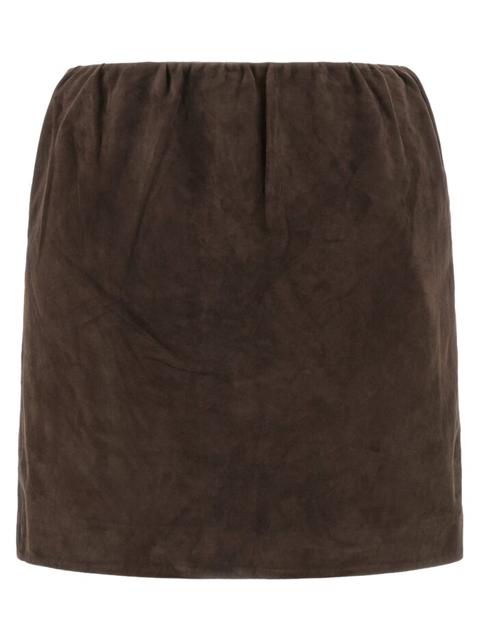 rotate birger christensen suede skirt ROTATE BIRGER CHRISTENSEN Suede Skirt