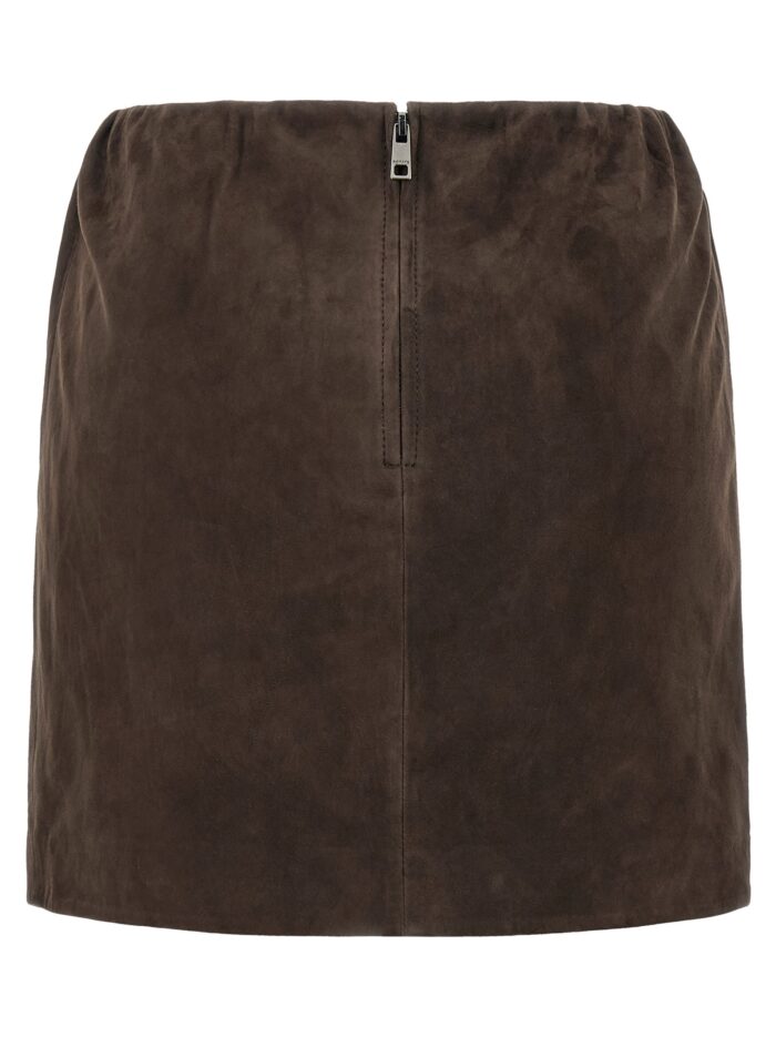 ROTATE BIRGER CHRISTENSEN Suede Skirt