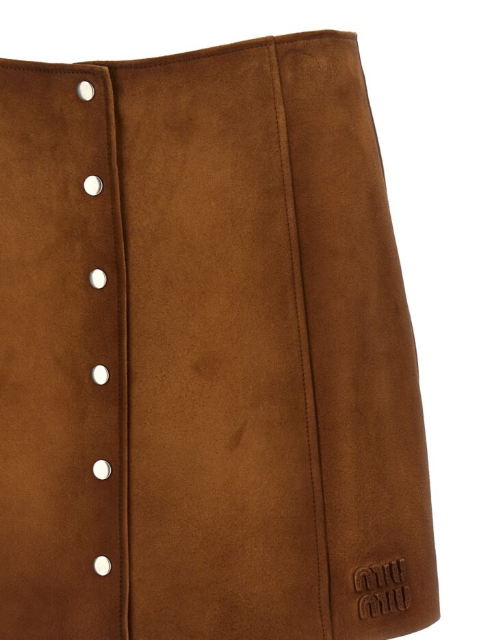 Miu Miu Suede Skirt