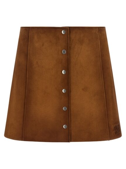 Miu Miu Suede Skirt