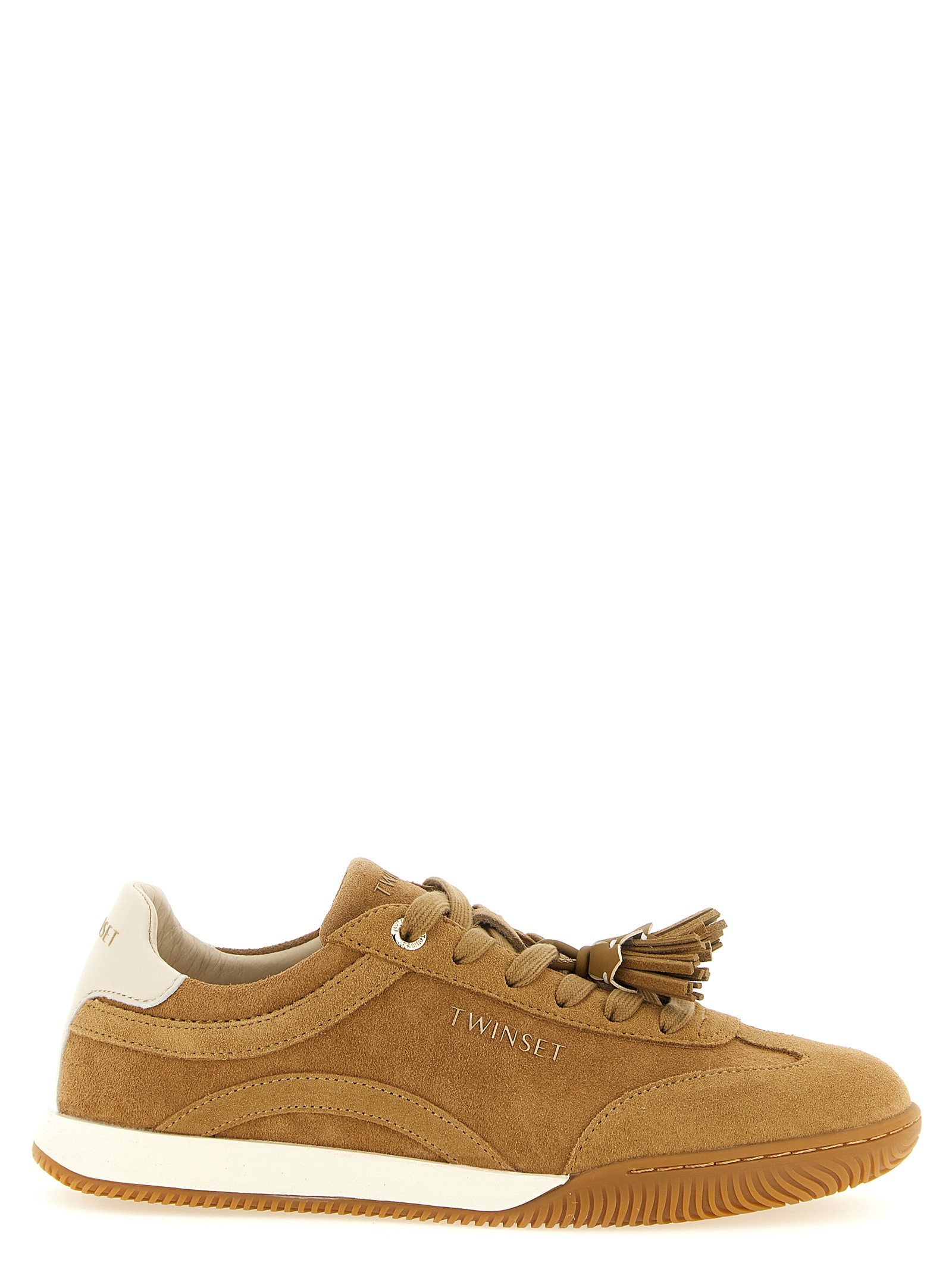 TWIN SET Suede Sneakers With Tassels