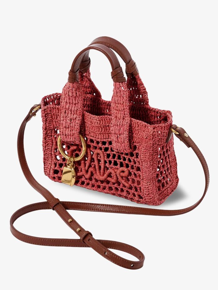 CHLOE' Summer Banana Raffia Crossbody Bag