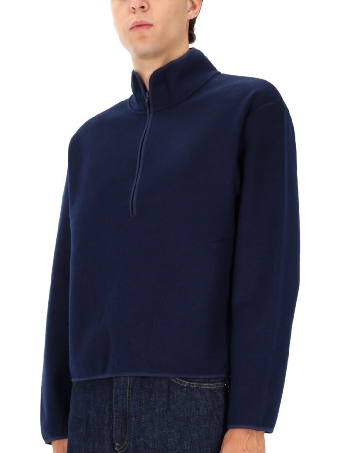 SUNFLOWER HALF ZIPPER SWEATSHIRT