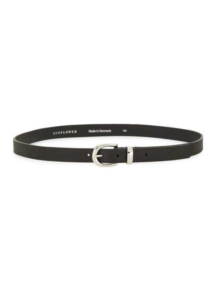 SUNFLOWER LEATHER BELT