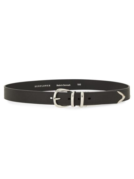 SUNFLOWER LEATHER BELT