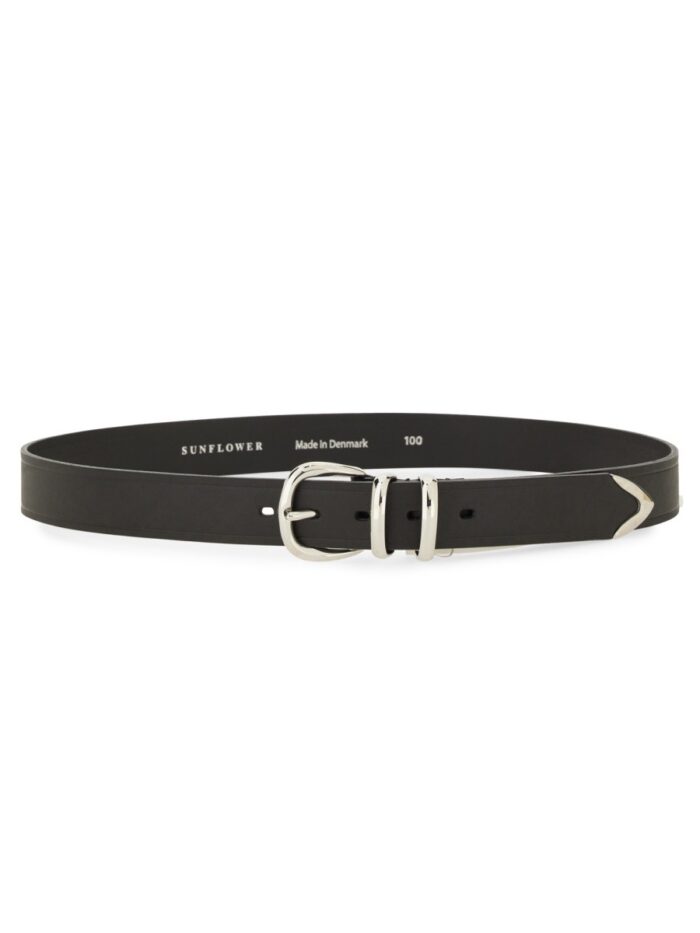SUNFLOWER LEATHER BELT