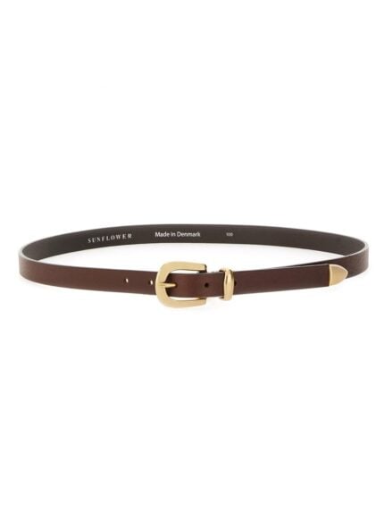 SUNFLOWER LEATHER BELT