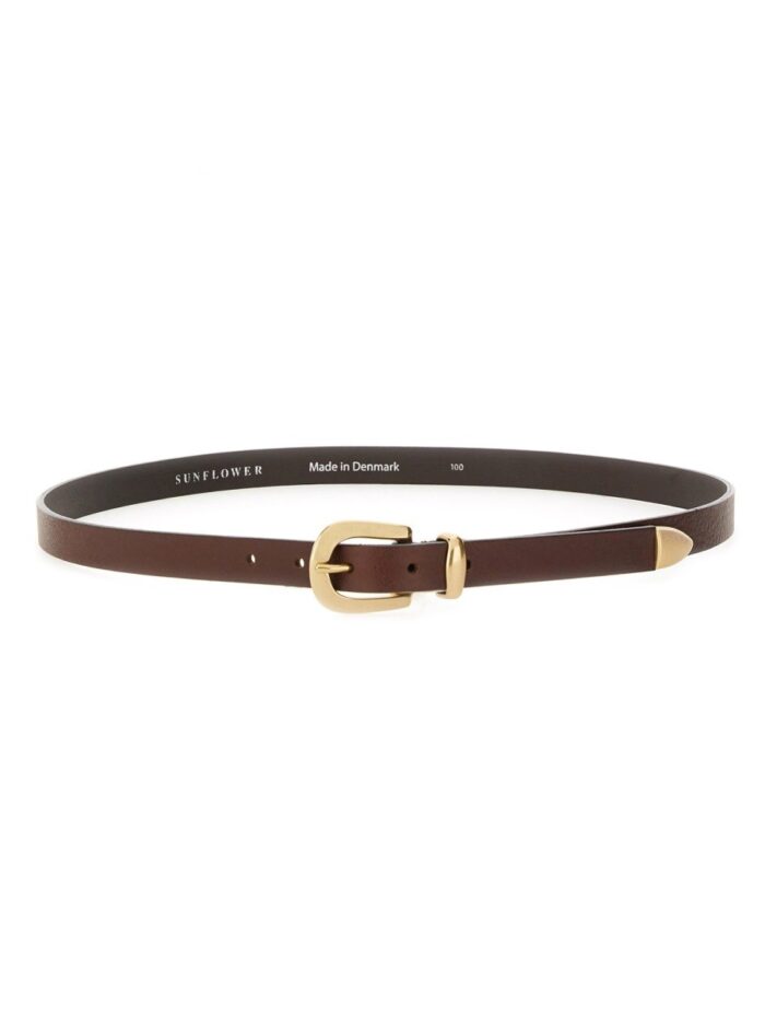 SUNFLOWER LEATHER BELT