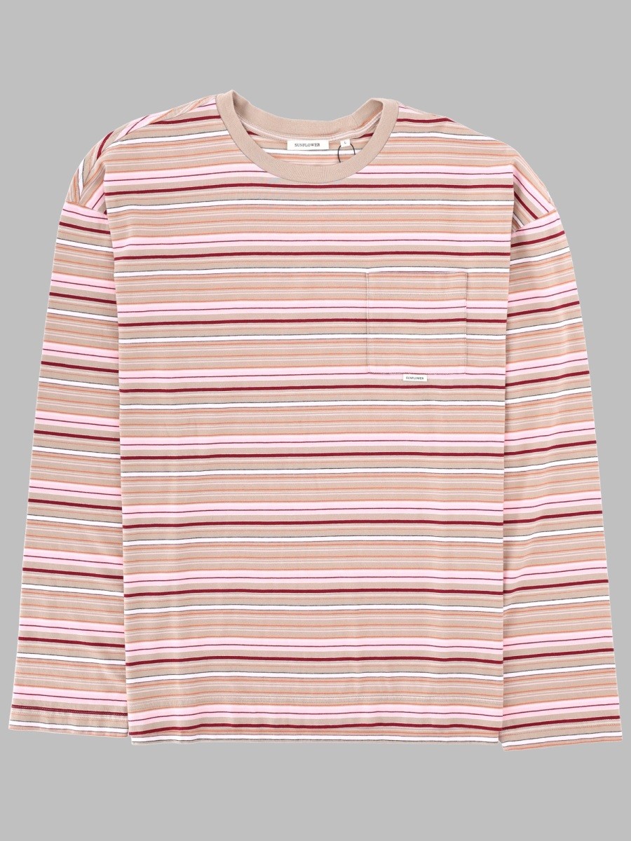 SUNFLOWER T-SHIRT A MANICA LUNGA IN COTONE