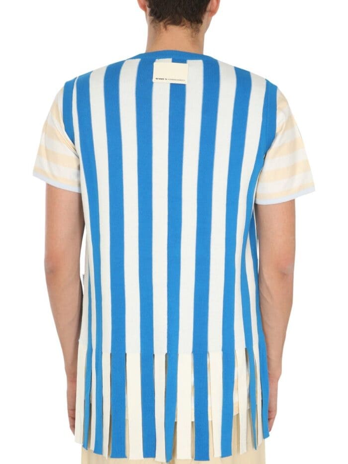 SUNNEI X ELEONORA BONUCCI SWEATER WITH STRIPED PATTERN