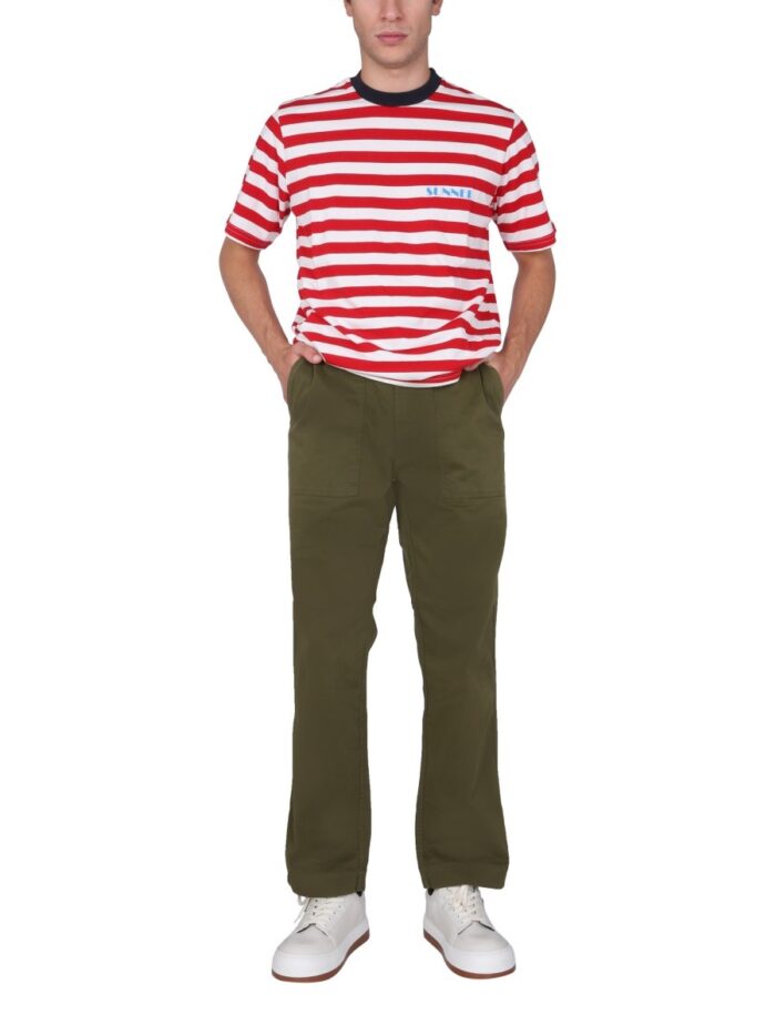 SUNNEI X ELEONORA BONUCCI T-SHIRT WITH MINI LOGO