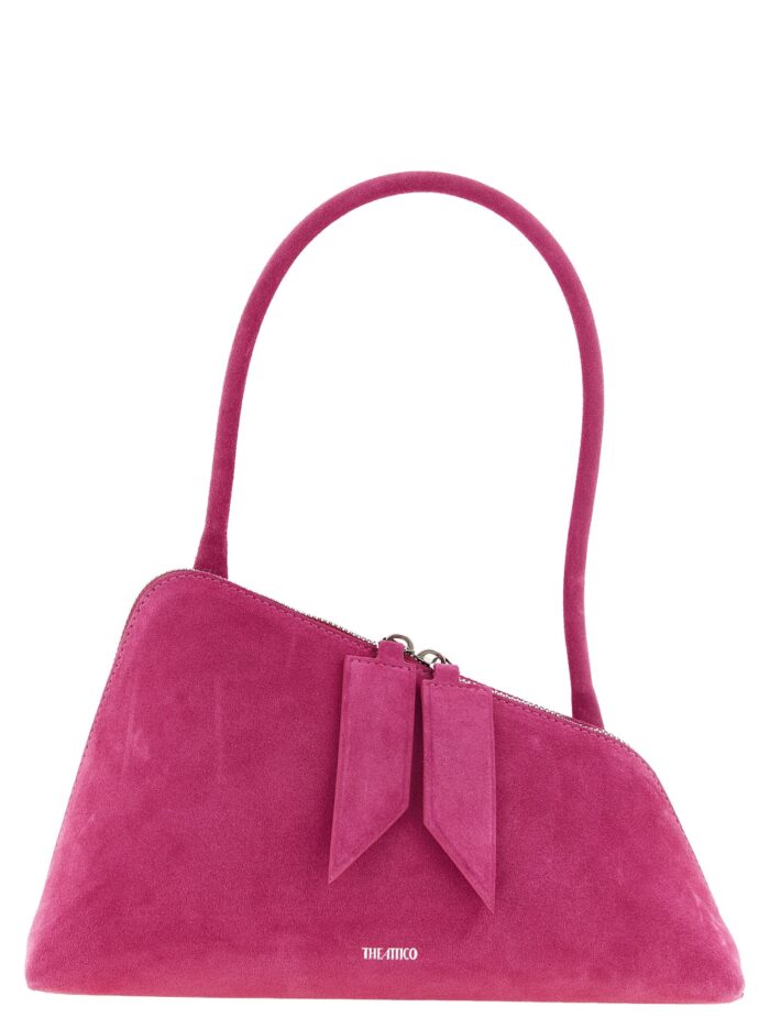 the attico 'sunrise' fuchsia shoulder bag The Attico 'Sunrise' Fuchsia Shoulder Bag