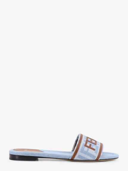 Fendi Sunshine FF Denim Sandals