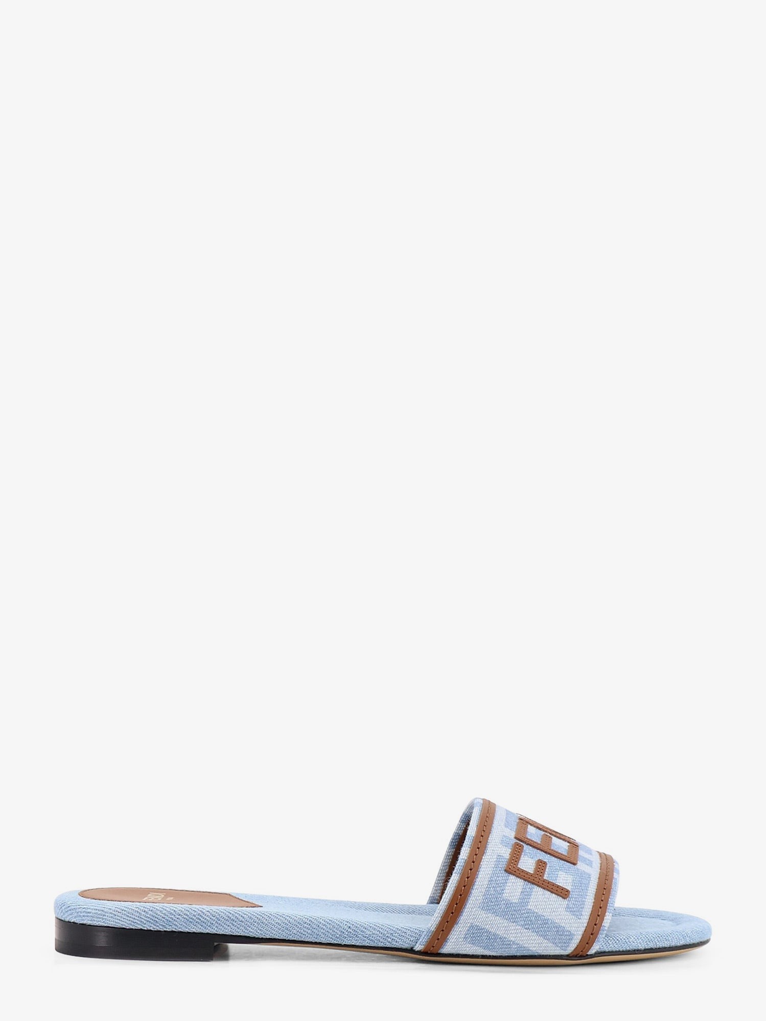 Fendi Sunshine FF Denim Sandals
