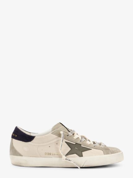 Golden Goose Deluxe Brand Super-star Leather And Suede Sneakers With Iconic Side Logo