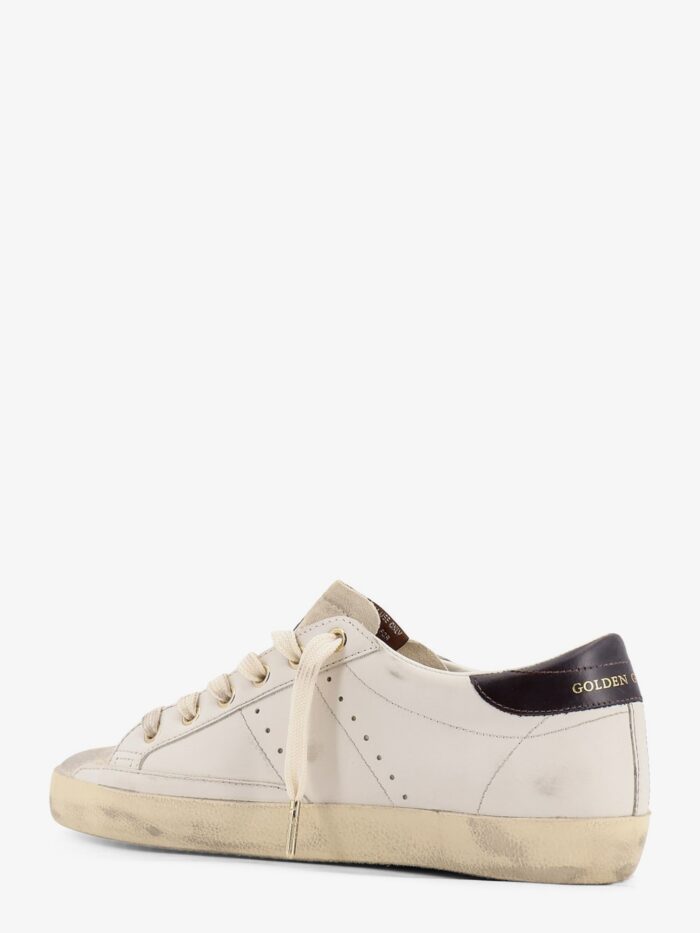 Golden Goose Deluxe Brand Super-star Leather Sneakers With Iconic Side Logo