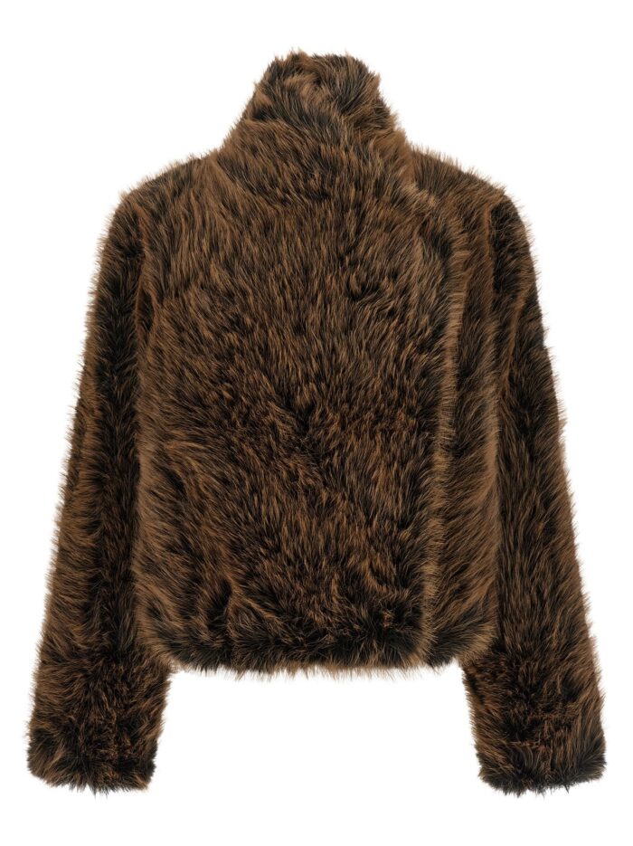 b&b couture 'susan first' eco fur coat B&B COUTURE 'Susan First' Eco-fur Coat