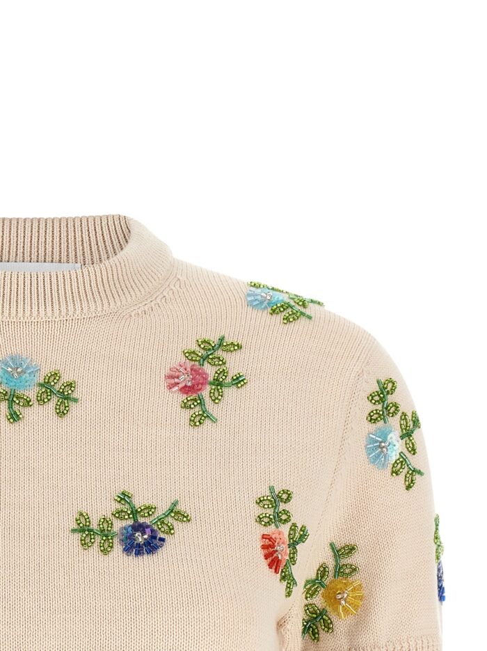 Paco Rabanne Sweater With Beads Embroidery