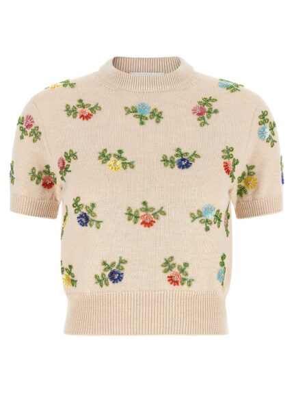 Paco Rabanne Sweater With Beads Embroidery