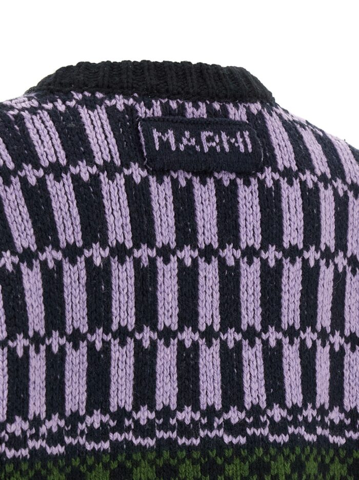 Marni Sweater With Geometric Pattern