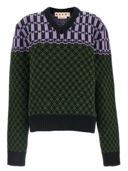 Marni Sweater With Geometric Pattern
