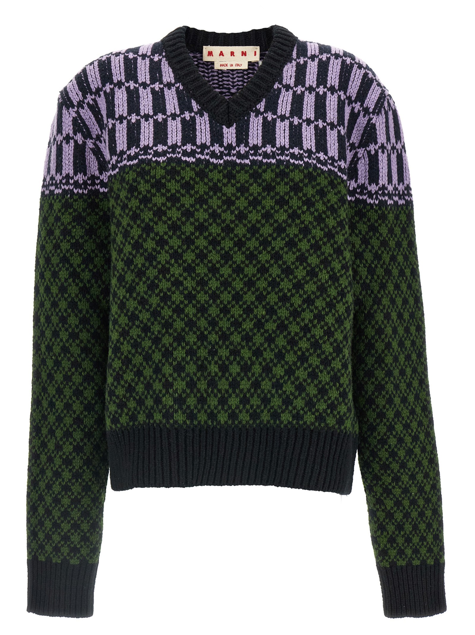 Marni Sweater With Geometric Pattern