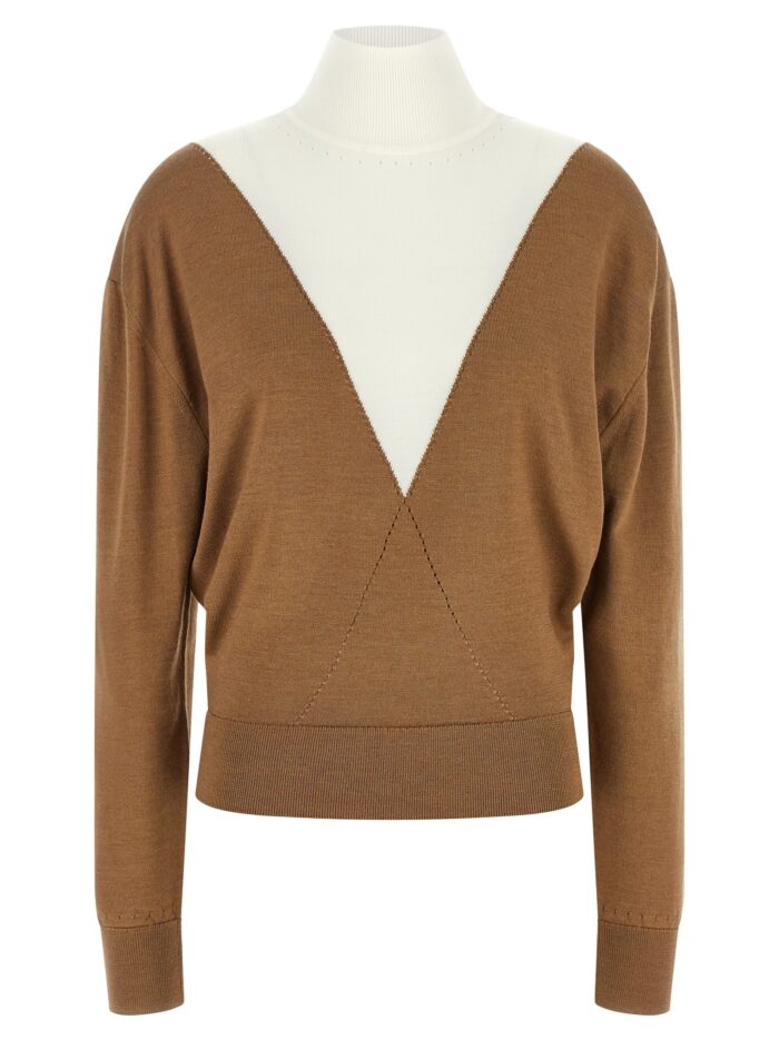 paco rabanne sweater with perforated intarsia Paco Rabanne Sweater With Perforated Intarsia