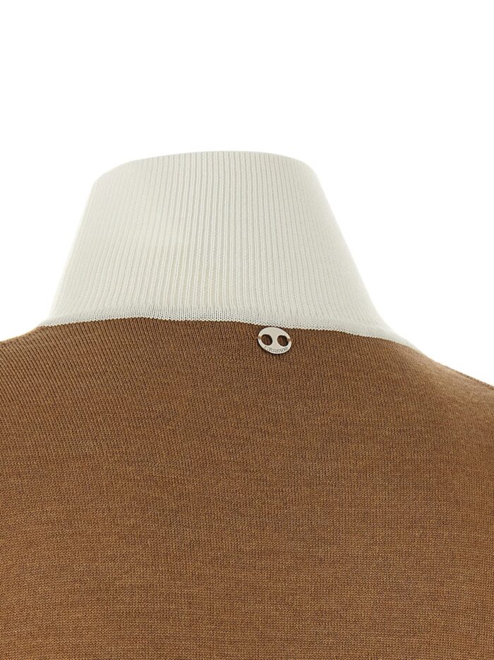 Paco Rabanne Sweater With Perforated Intarsia