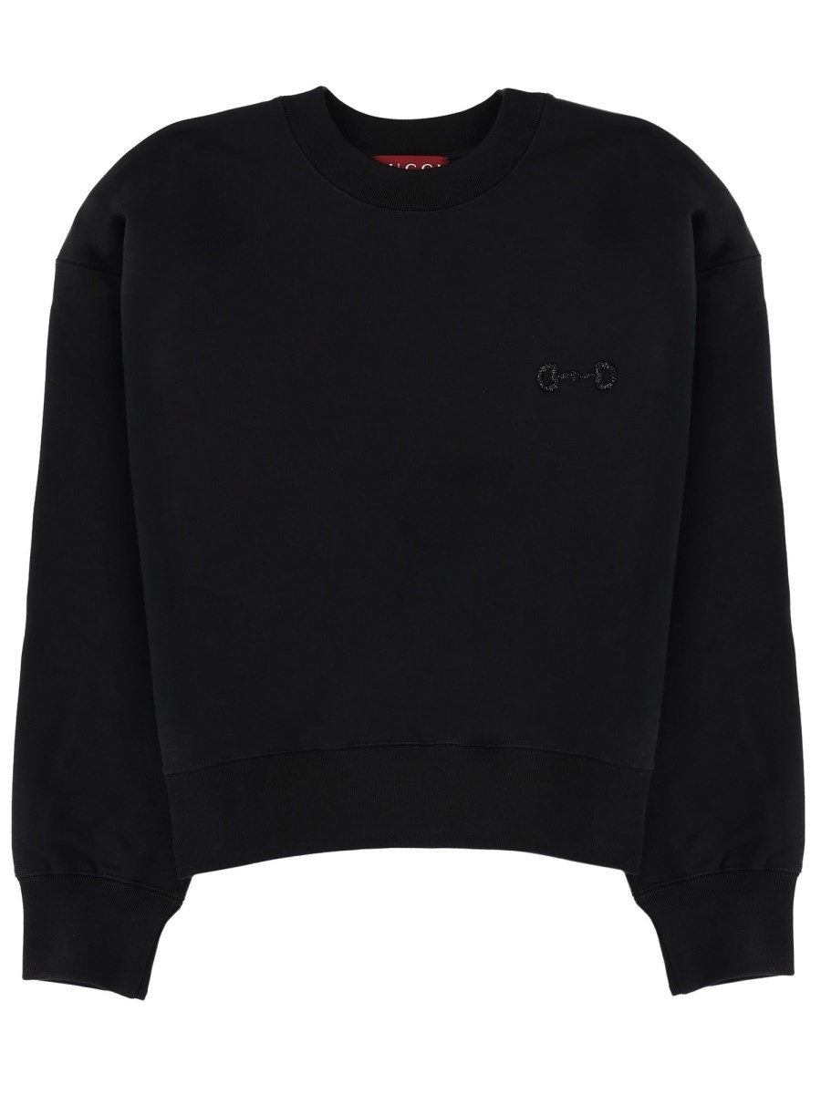Gucci SWEATSHIRT WITH CLAMP DETAIL