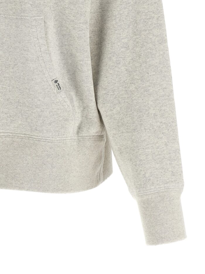PRADA Sweatshirt With Jewel Pin