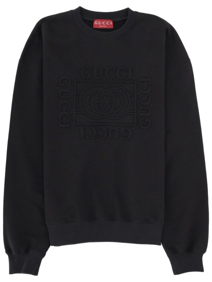 gucci sweatshirt with logo Gucci SWEATSHIRT WITH LOGO