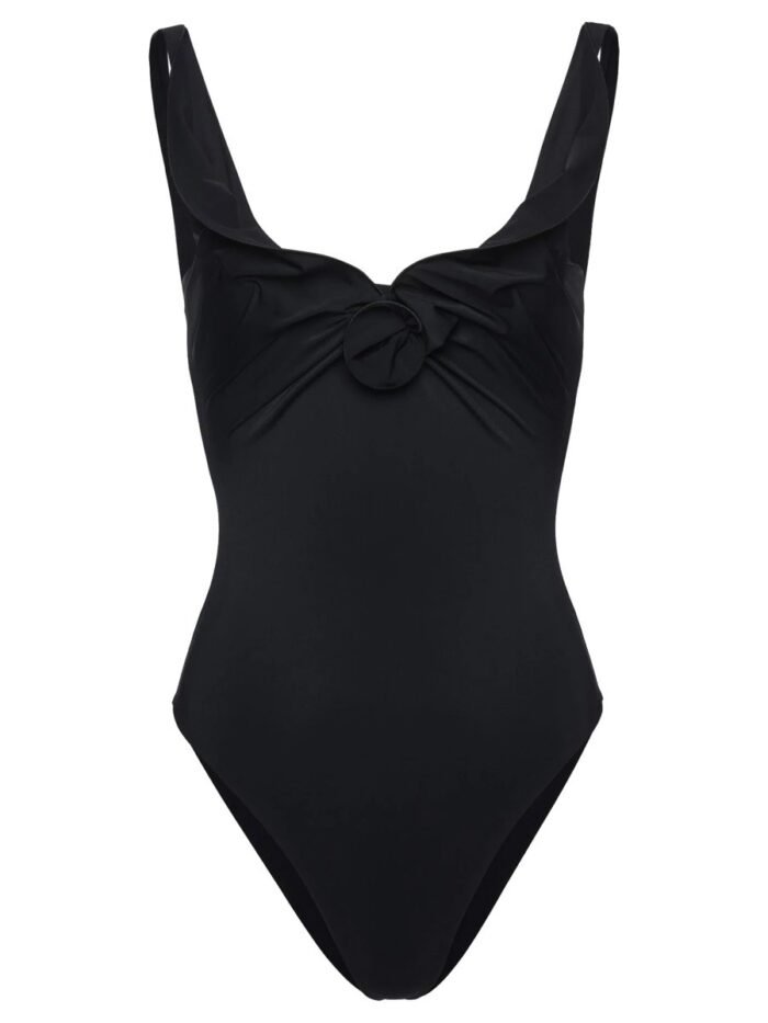 magda butrym swimsuit with flower detail Magda Butrym Swimsuit With Flower Detail
