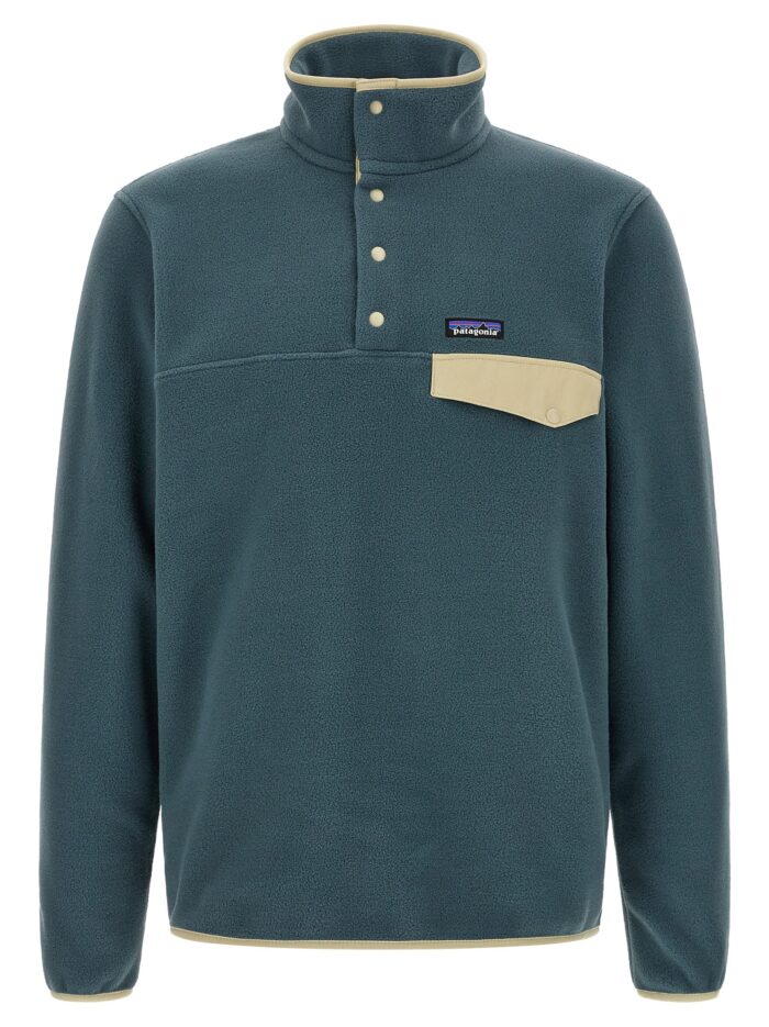 patagonia 'synchilla® snap t®' blue sweater PATAGONIA 'Synchilla® Snap-T®' Blue Sweater