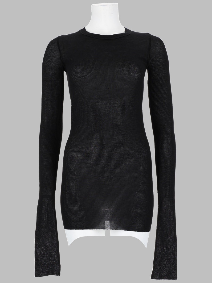RICK OWENS T-SHIRT A MANICA LUNGA