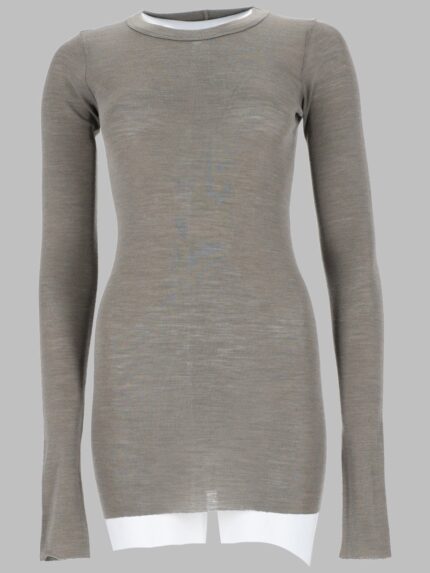RICK OWENS T-SHIRT A MANICA LUNGA