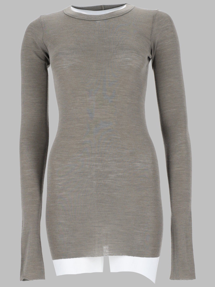 RICK OWENS T-SHIRT A MANICA LUNGA