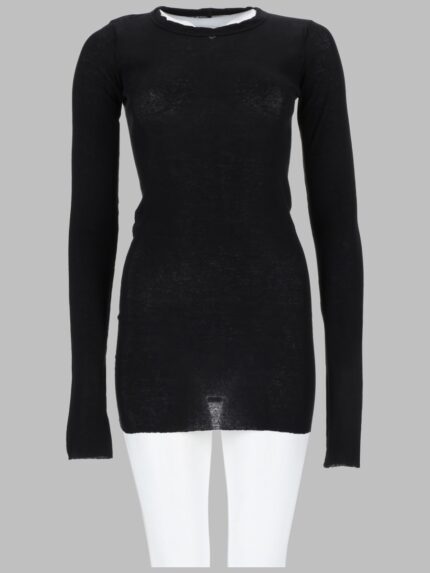 RICK OWENS T-SHIRT A MANICA LUNGA