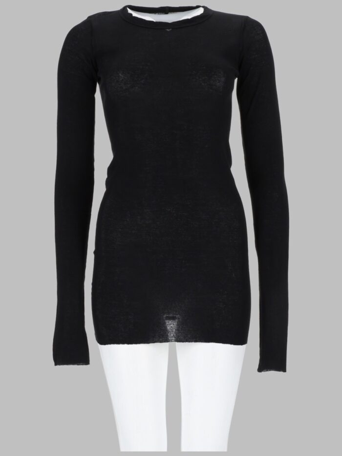 RICK OWENS T-SHIRT A MANICA LUNGA