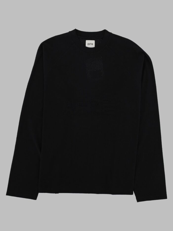 arte antwerp t shirt a manica lunga con patch logo ARTE ANTWERP T-Shirt A Manica Lunga Con Patch Logo