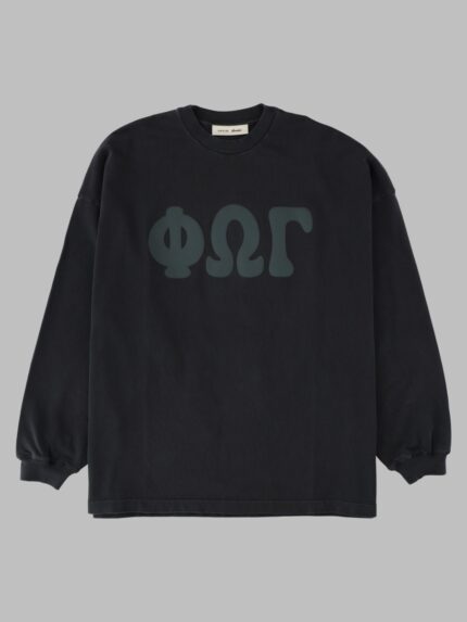 FEAR OF GOD ESSENTIALS T-Shirt A Manica Lunga "Merch"