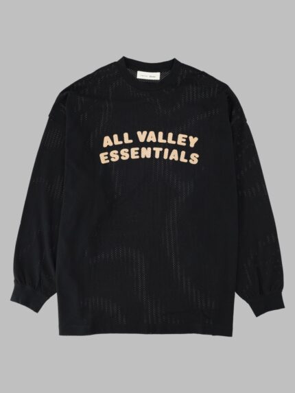 FEAR OF GOD ESSENTIALS T-Shirt A Manica Lunga "Merch"