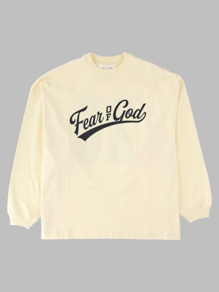 FEAR OF GOD ESSENTIALS T-Shirt A Manica Lunga "Merch"