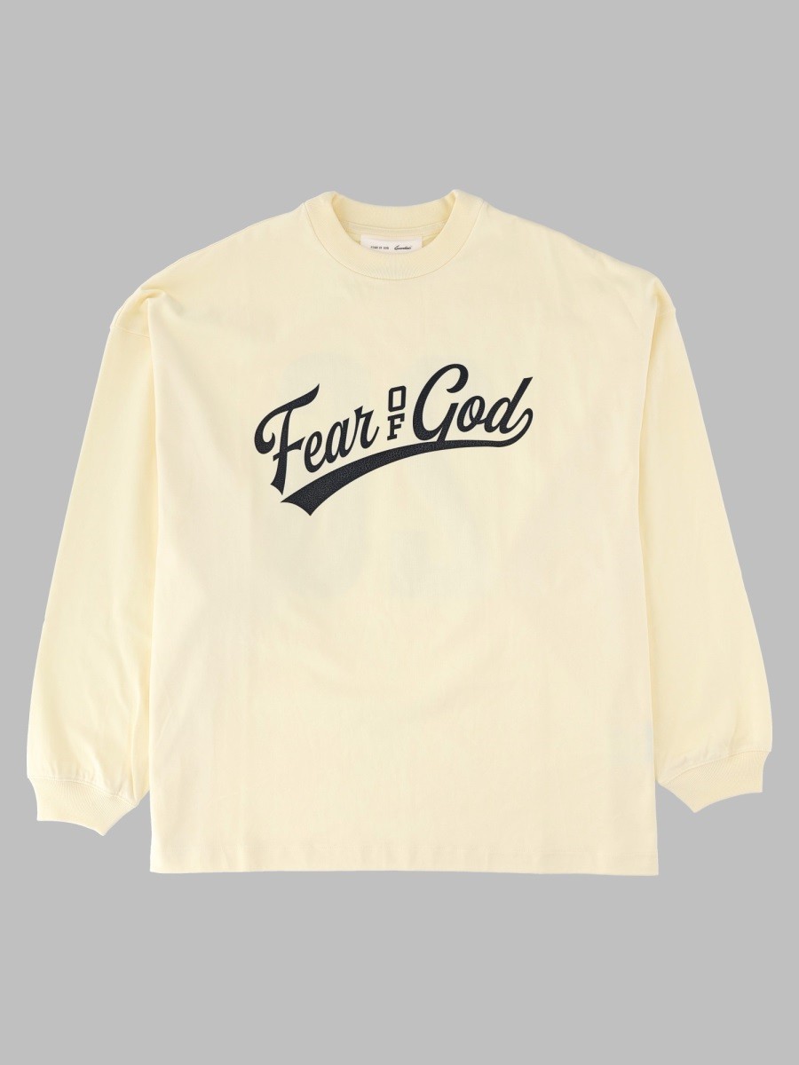 FEAR OF GOD ESSENTIALS T-Shirt A Manica Lunga "Merch"