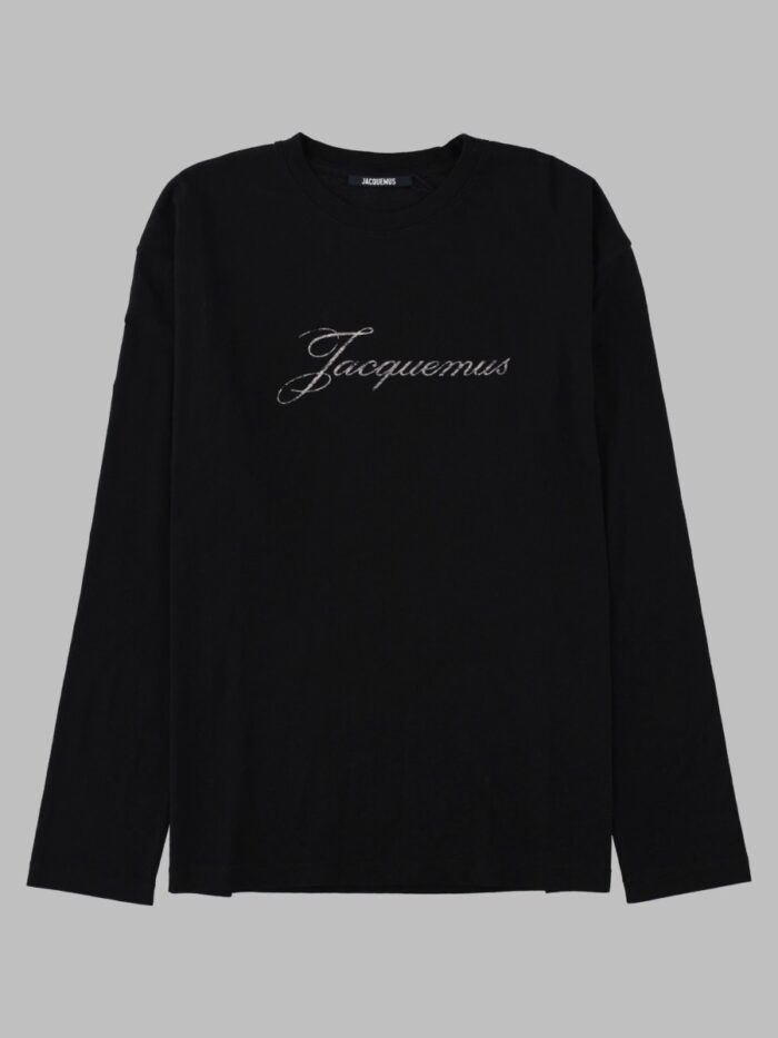 jacquemus t shirt a maniche lunghe con logo JACQUEMUS T-shirt A Maniche Lunghe Con Logo