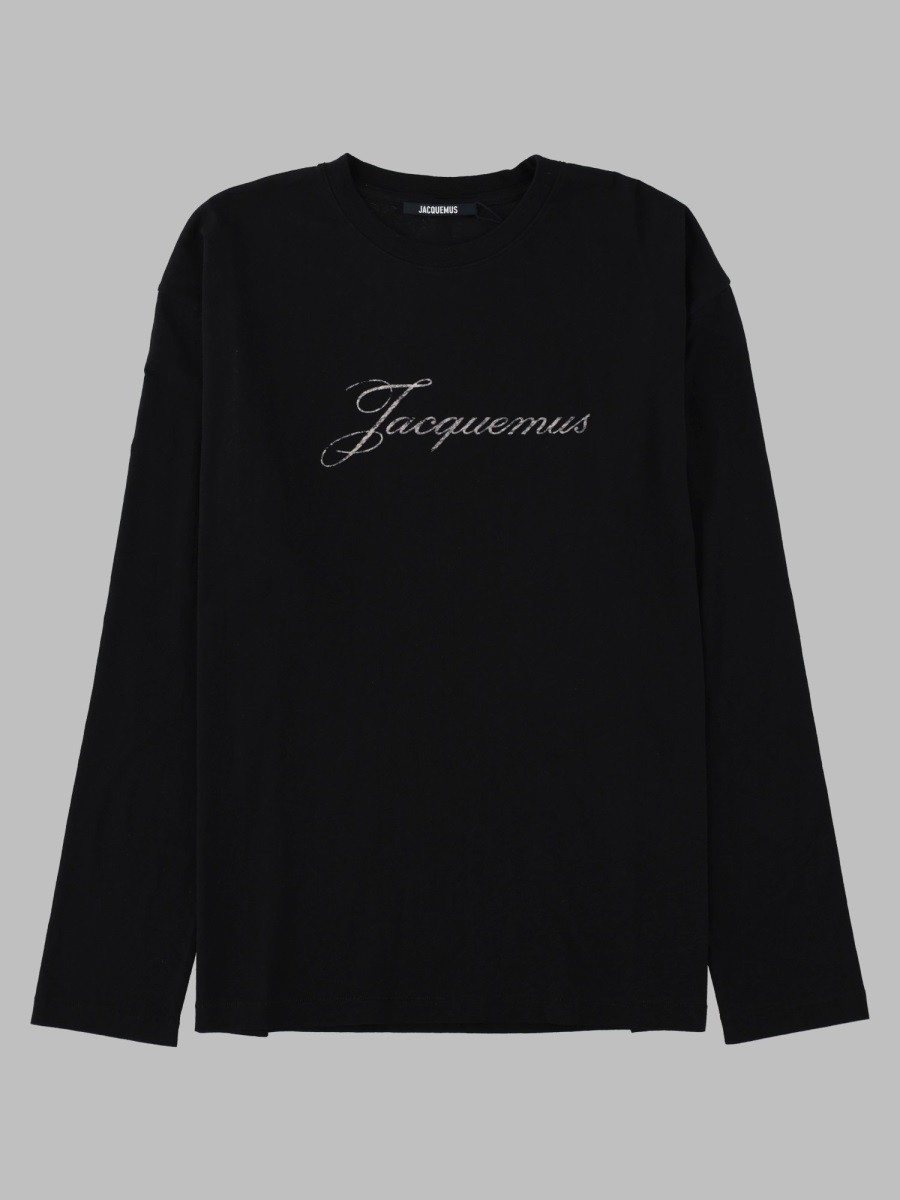 JACQUEMUS T-shirt A Maniche Lunghe Con Logo