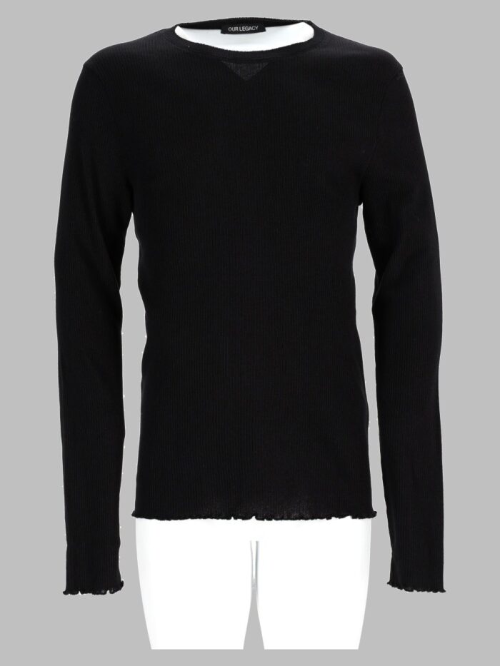 our legacy t shirt a manicia lunga in misto cotone Our Legacy T-Shirt A Manicia Lunga In Misto Cotone