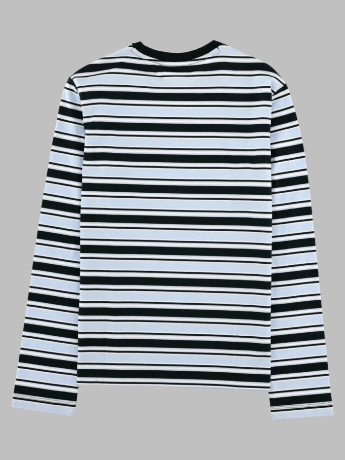Lacoste T-Shirt A Righe Con Logo